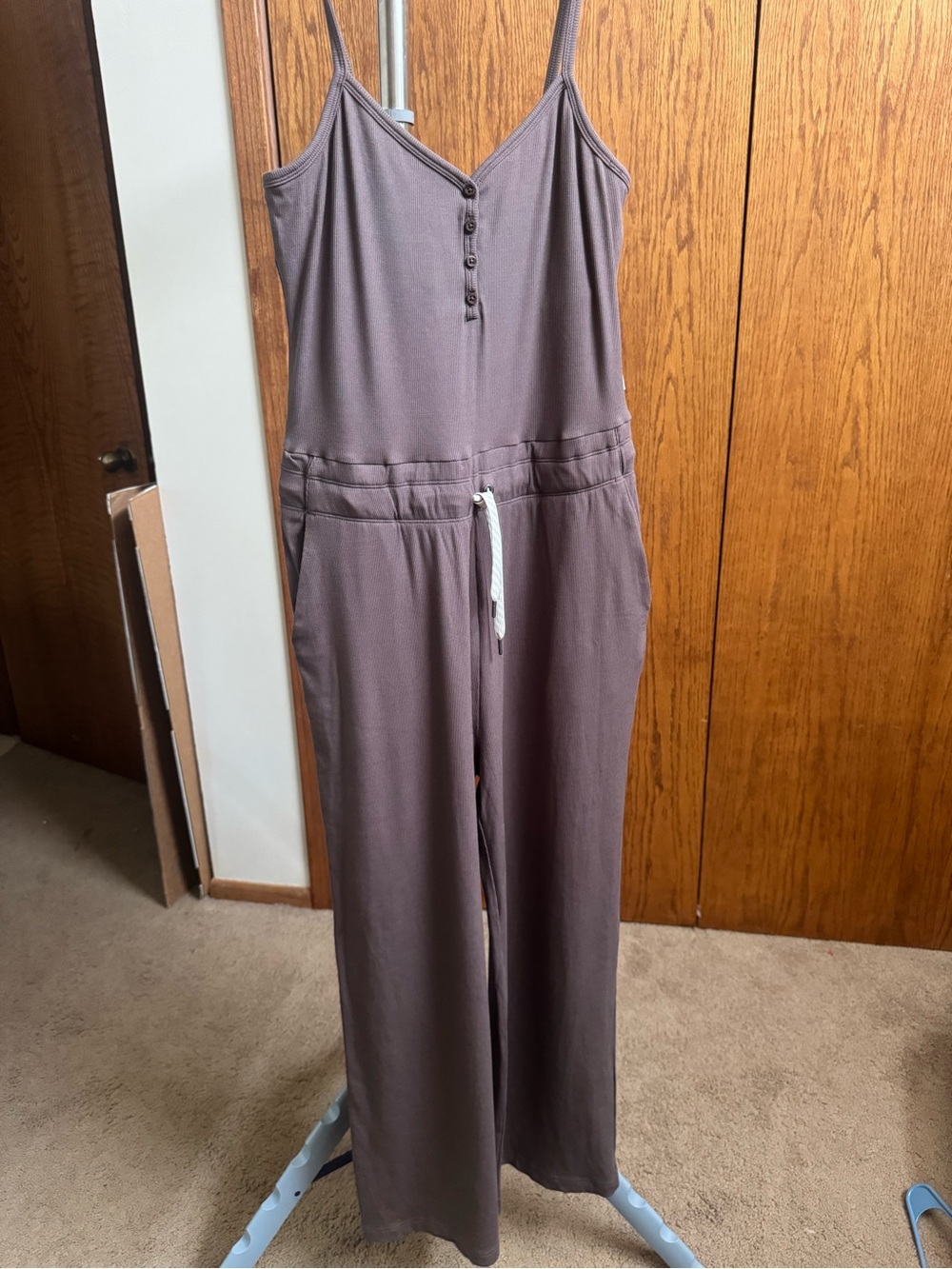 Vuori Womens Jumpsuit Pose Henley